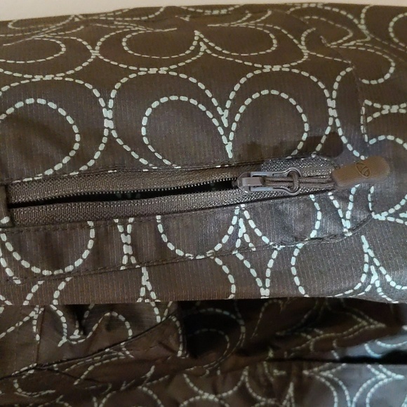 Wetskins|Brown Rain Utility Jacket With Clover Pattern, Inner Removable Jacket - Picture 7 of 17